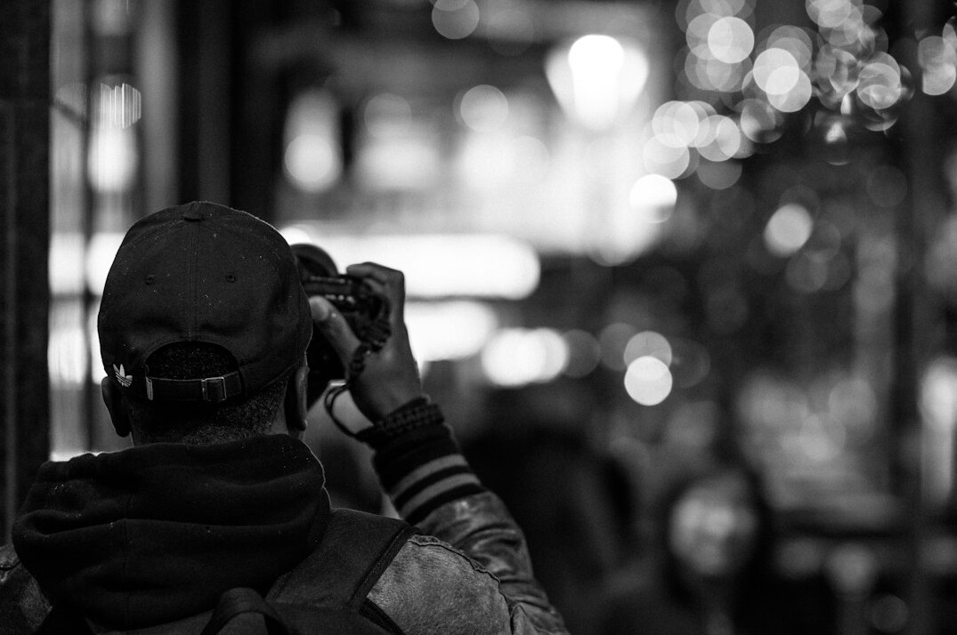 photographer on street