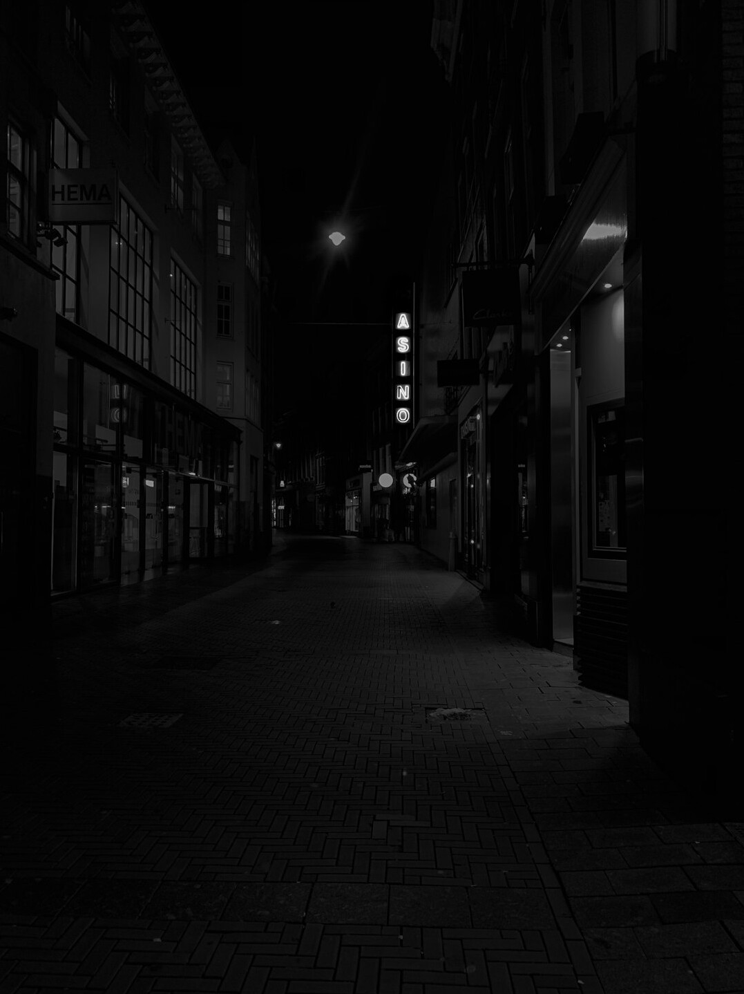 quiet street scene